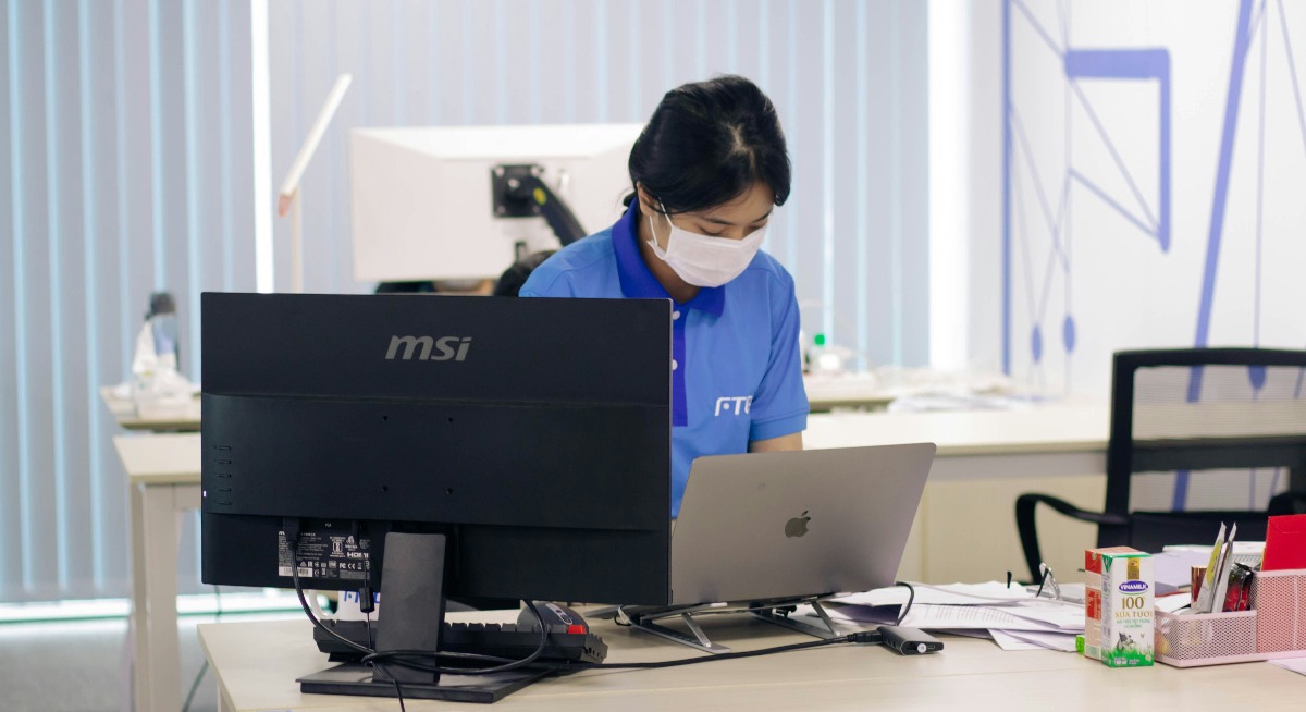 “Calm-Busy” written in flowing blue script on a soft watercolor background of warm yellow, orange, and green tones.