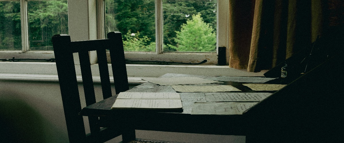 Soft, contemplative image evoking openness and quiet reflection, accompanying "Making Space for What's Next."